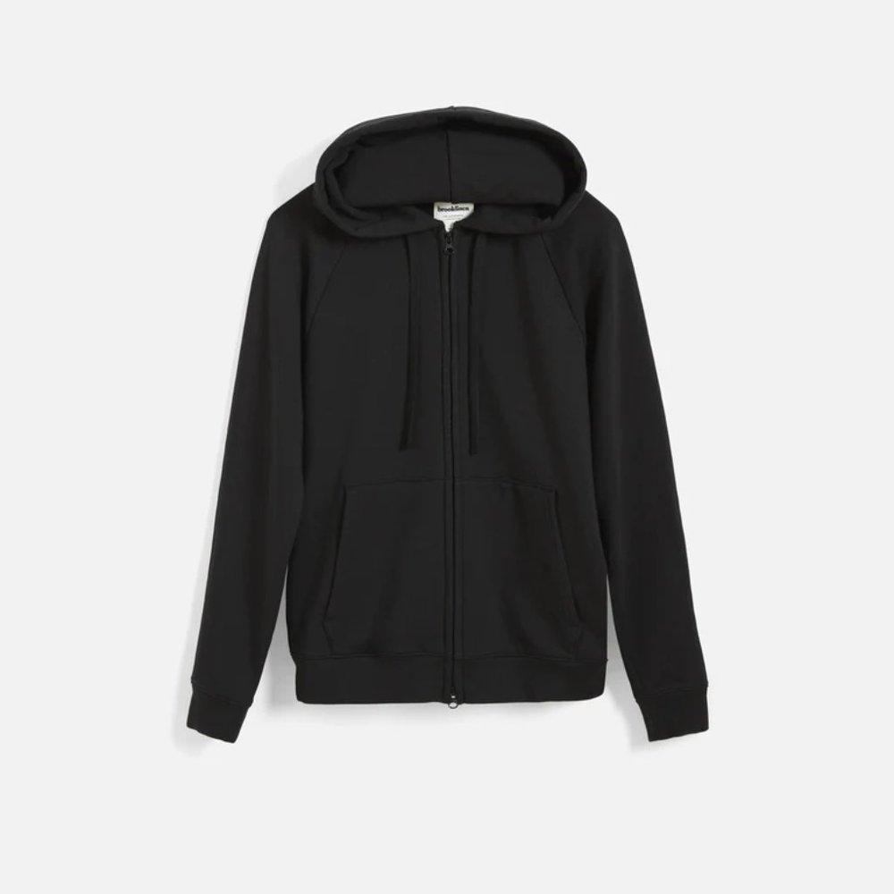 Brooklinen Lafayette Zip Hoodie- NWT Black, XS